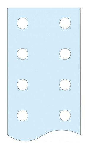 ПЕРФОРИРОВАННАЯ ШИНА, 60 Х 5 ММ