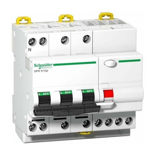 Дифавтомат Schneider Electric Acti9 4P 13А (C) 6кА 30мА (AC)