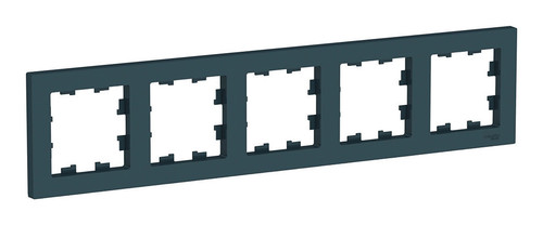 Рамка 5 постов Schneider Electric ATLASDESIGN, изумруд