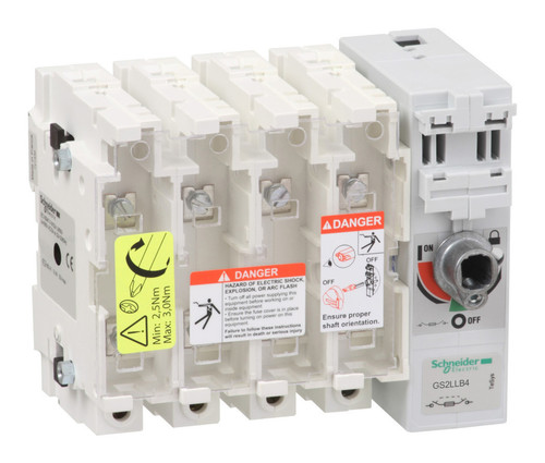 Рубильник с предохранителем Schneider Electric TeSys GS 160А 4P, A4