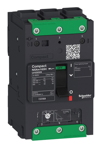 Силовой автомат Schneider Electric Compact NSXm, 16кА, 3P, 100А