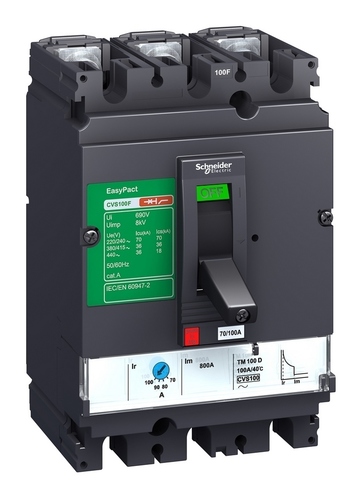 Силовой автомат Schneider Electric EasyPact CVS 25, TM-D, 36кА, 3P, 100А