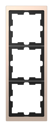 Рамка 3 поста Schneider Electric MERTEN D-LIFE, шампань