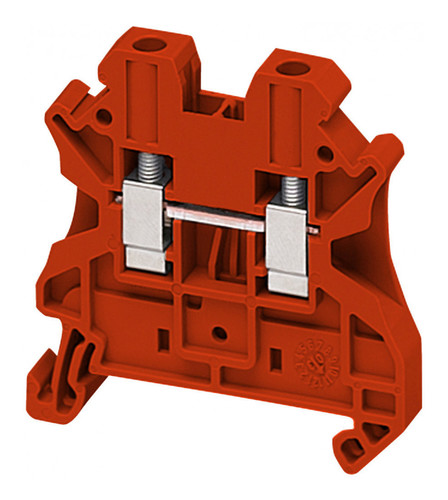 Клеммник винтовой проходной Schneider Electric Linergy TR 4 мм², красный, NSYTRV42RD