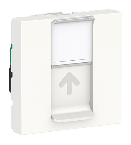 Розетка компьютерная RJ45 Cat.5 Schneider Electric UNICA MODULAR, белый