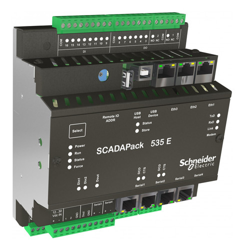 SCADAPack 535E RTU,Аутен,Logic,1-5В,24В,Реле,2 A/O