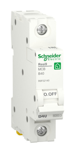 Автоматический выключатель Schneider Electric Resi9 1P 40А (B) 6кА, R9F02140