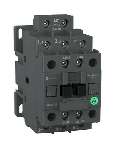 Контактор Systeme Electric SystemePact M 3P 12А 48В DC 5.5кВт, MC1D12ED