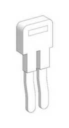 ПЕРЕМЫЧКА ДЛЯ КЛЕММНИКОВ СЕЧЕНИЕМ 35ММ2, 2 ПОЛЮСНАЯ