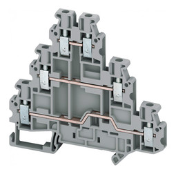 Клеммник Linergy TR 2,5 мм², серый, NSYTRV26T