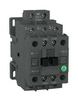 Контактор Systeme Electric SystemePact M 3P 18А 48В DC 7.5кВт, MC1D18ED