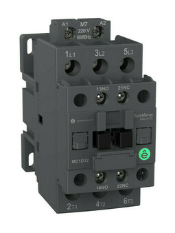 Контактор Systeme Electric SystemePact M 3P 38А 110В DC 18.5кВт, MC1D38FD