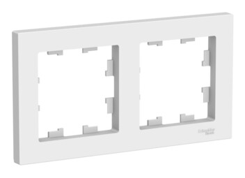 Рамка 2 поста Systeme Electric ATLASDESIGN, лотос, ATN001302